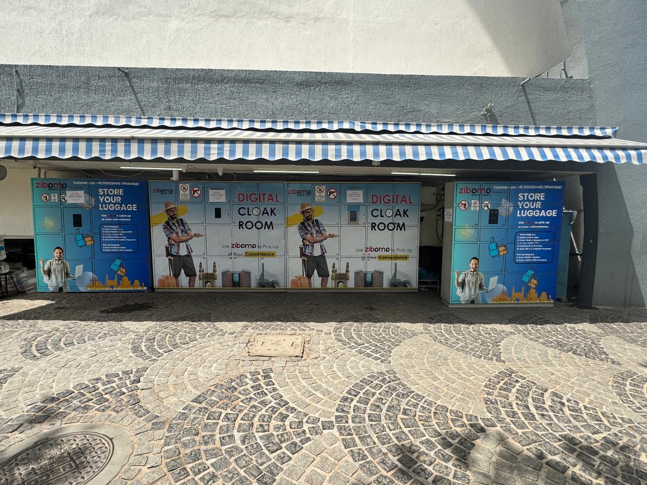 Parcel lockers for logistics and courier collection